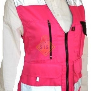 Chaleco tipo Brigadista Rosa-Ne M