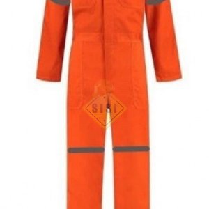 Overol Industrial 100% algodón Anaranjado Talla 38 (M)